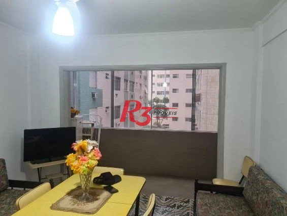 Apartamento com 1 dormitório à venda, 61 m² por R$ 400.000,00 - Gonzaga - Santos/SP