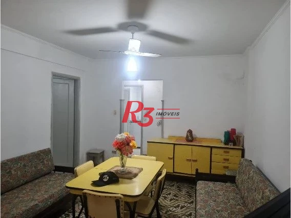 Apartamento com 1 dormitório à venda, 61 m² por R$ 400.000,00 - Gonzaga - Santos/SP