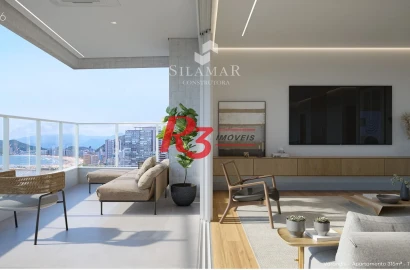 Apartamento com 4 dormitórios à venda, 315 m² por R$ 6.700.000,00 - Gonzaga - Santos/SP
