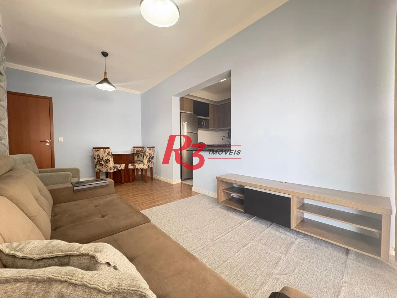 Apartamento com 2 dormitórios para alugar, 80 m² por R$ 6.500,02/mês - Boqueirão - Santos/SP