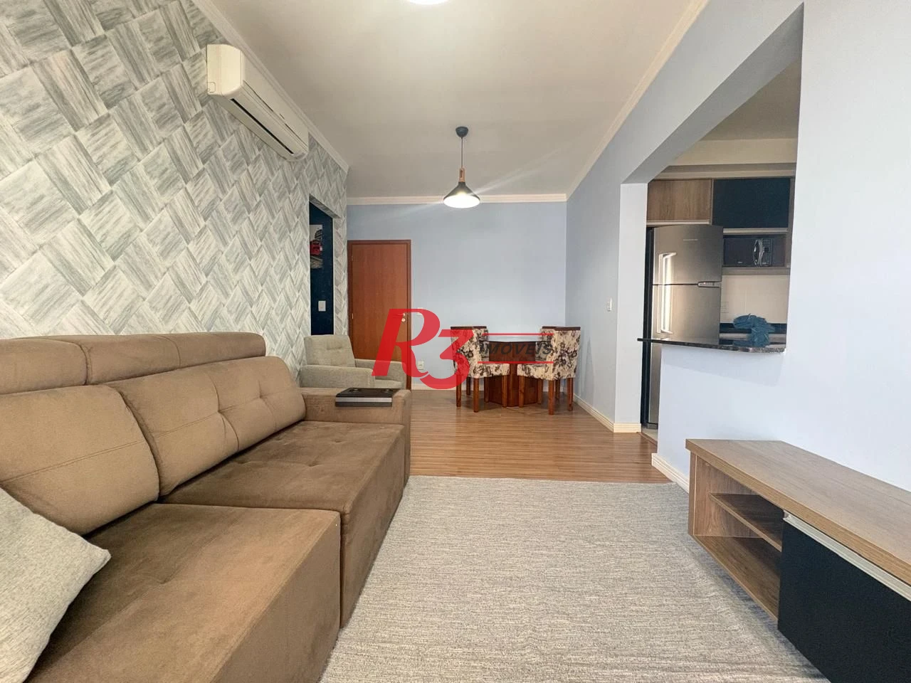 Apartamento com 2 dormitórios para alugar, 80 m² por R$ 6.500,02/mês - Boqueirão - Santos/SP