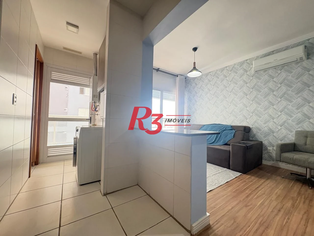 Apartamento com 2 dormitórios para alugar, 80 m² por R$ 6.500,02/mês - Boqueirão - Santos/SP