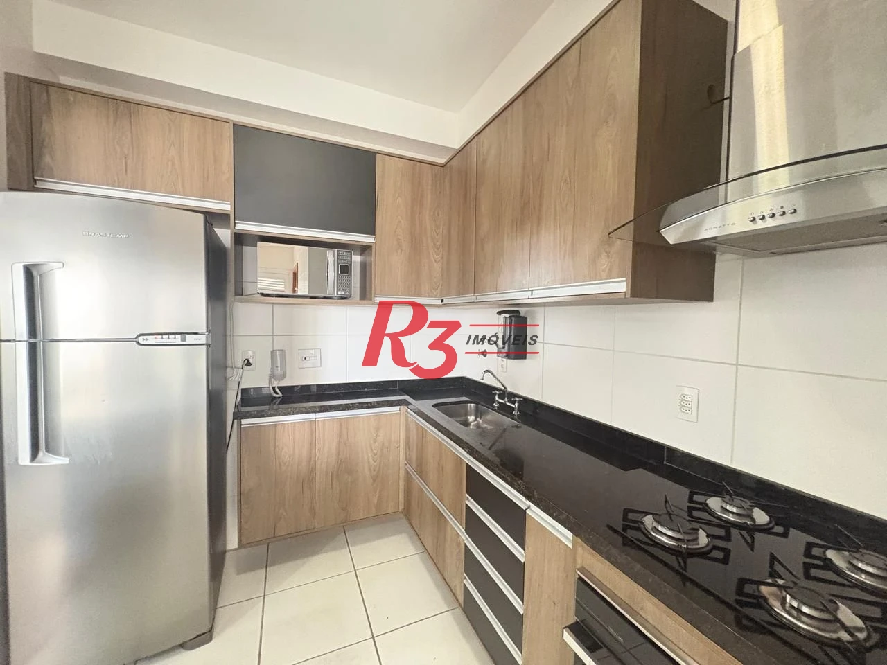 Apartamento com 2 dormitórios para alugar, 80 m² por R$ 6.500,02/mês - Boqueirão - Santos/SP
