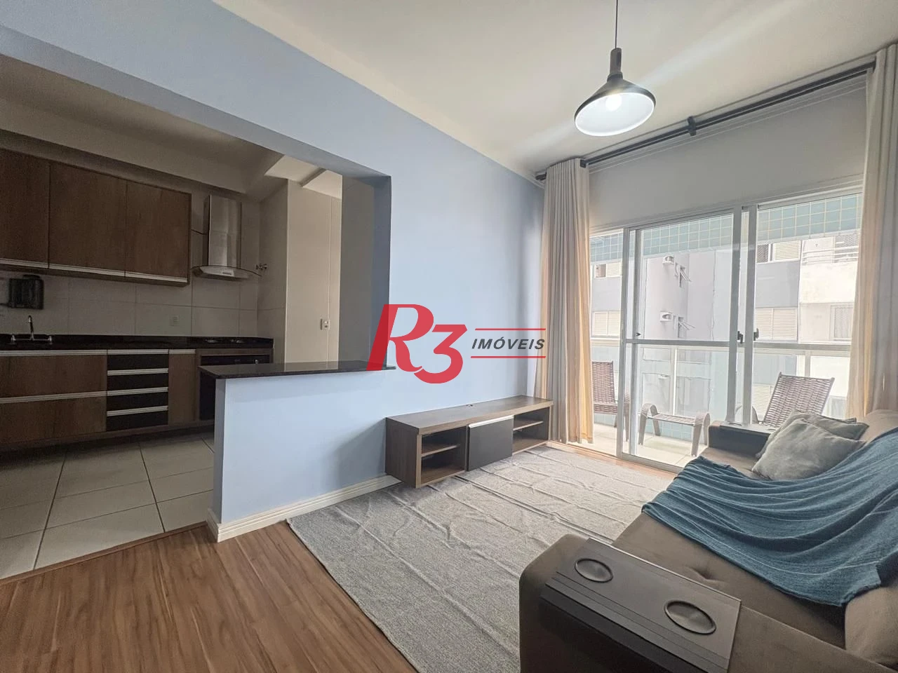 Apartamento com 2 dormitórios para alugar, 80 m² por R$ 6.500,02/mês - Boqueirão - Santos/SP