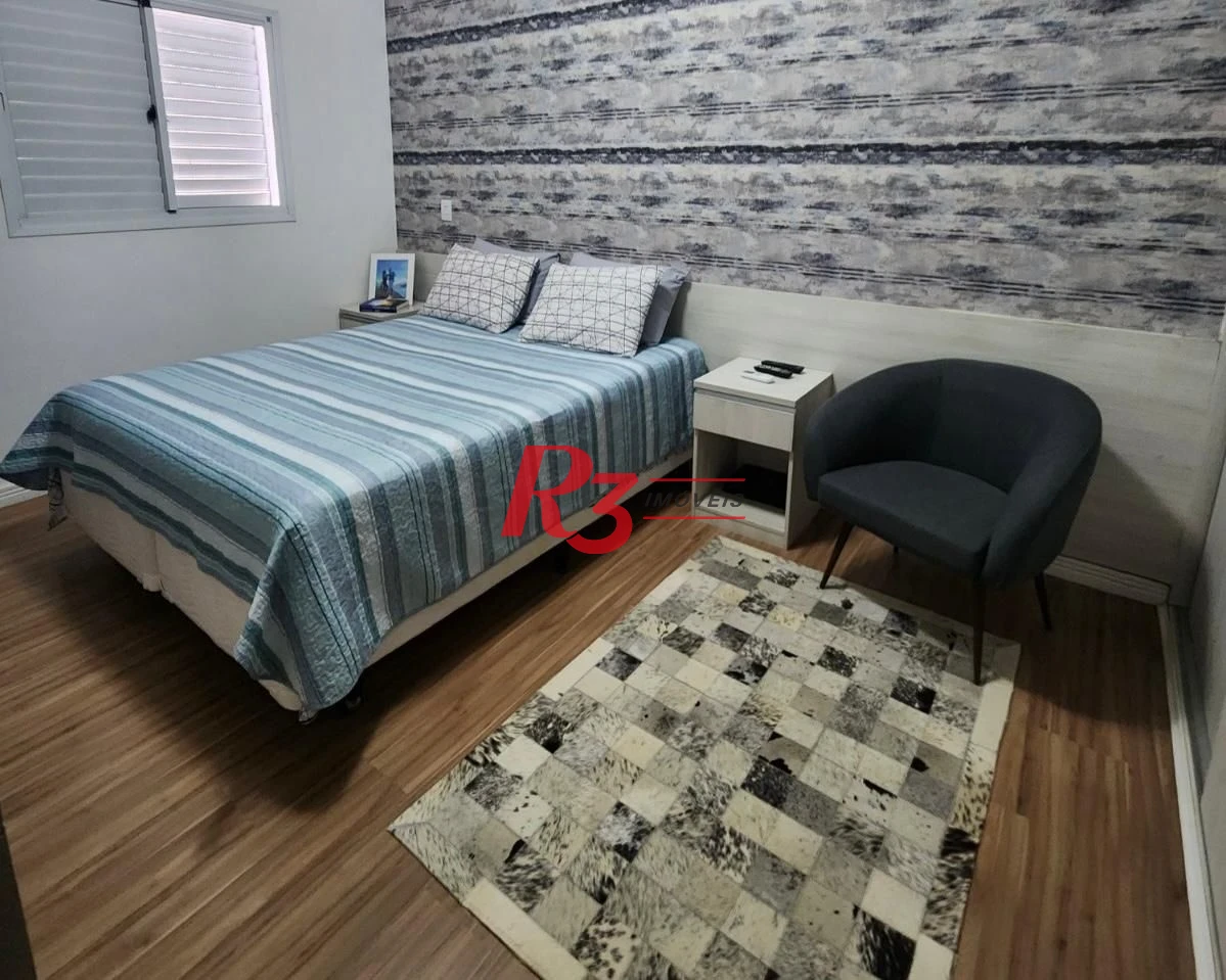 Apartamento com 2 dormitórios para alugar, 80 m² por R$ 7.500,02/mês - Macuco - Santos/SP