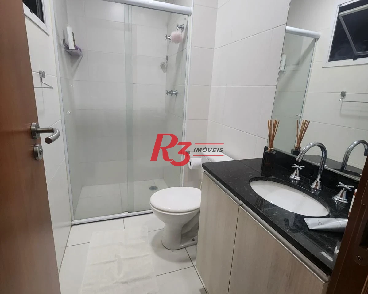 Apartamento com 2 dormitórios para alugar, 80 m² por R$ 7.500,02/mês - Macuco - Santos/SP