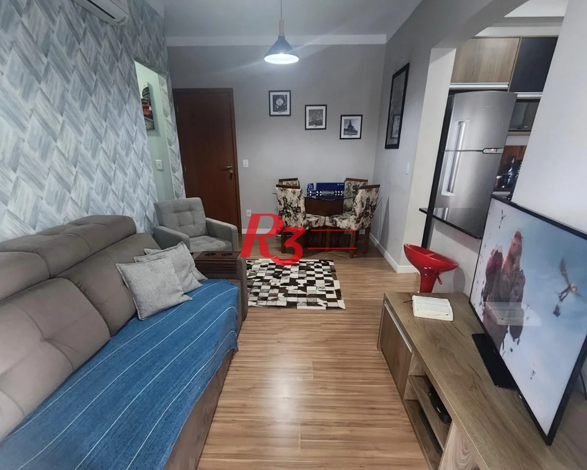 Apartamento com 2 dormitórios para alugar, 80 m² por R$ 7.500,02/mês - Macuco - Santos/SP