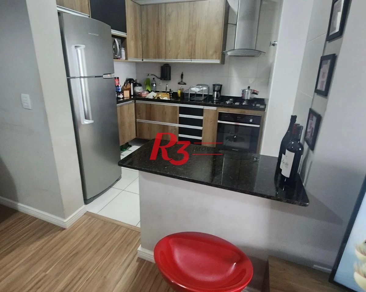 Apartamento com 2 dormitórios para alugar, 80 m² por R$ 7.500,02/mês - Macuco - Santos/SP