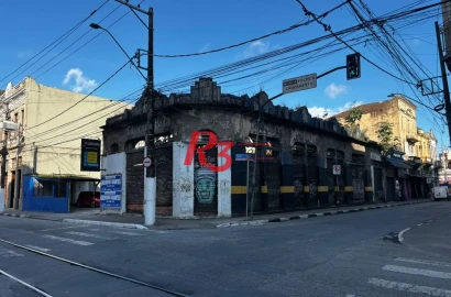 Terreno à venda, 1100 m² por R$ 3.800.000,00 - Centro - Santos/SP