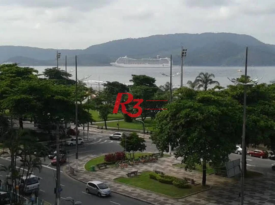Apartamento com 1 dormitório para alugar, 30 m² por R$ 3.000,00/mês - Embaré - Santos/SP