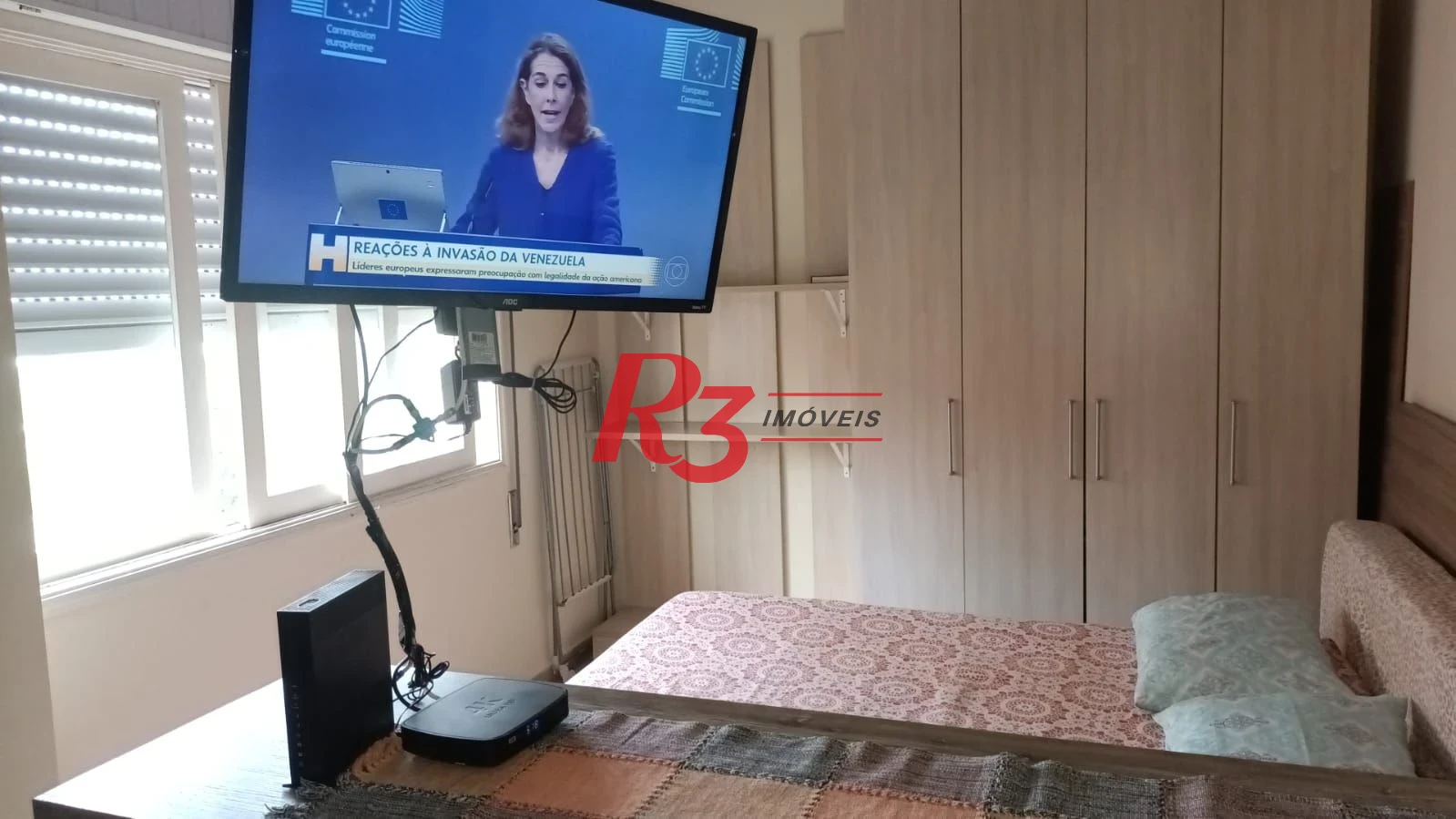 Apartamento com 1 dormitório para alugar, 30 m² por R$ 3.000,00/mês - Embaré - Santos/SP