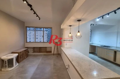 Apartamento com 1 dormitório à venda, 57 m² por R$ 615.000,00 - Embaré - Santos/SP