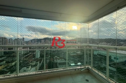 Apartamento com 3 dormitórios à venda, 109 m² por R$ 1.350.000,00 - Gonzaga - Santos/SP