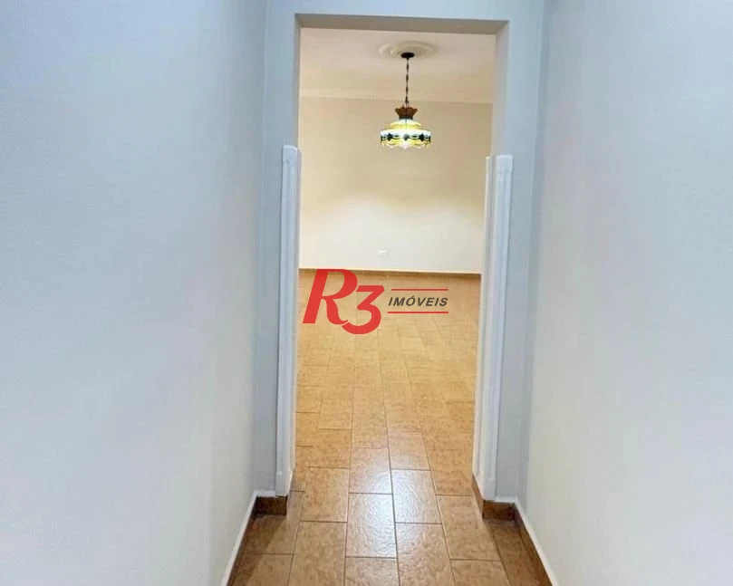 Apartamento com 2 dormitórios para alugar, 110 m² por R$ 3.700,02/mês - Embaré - Santos/SP
