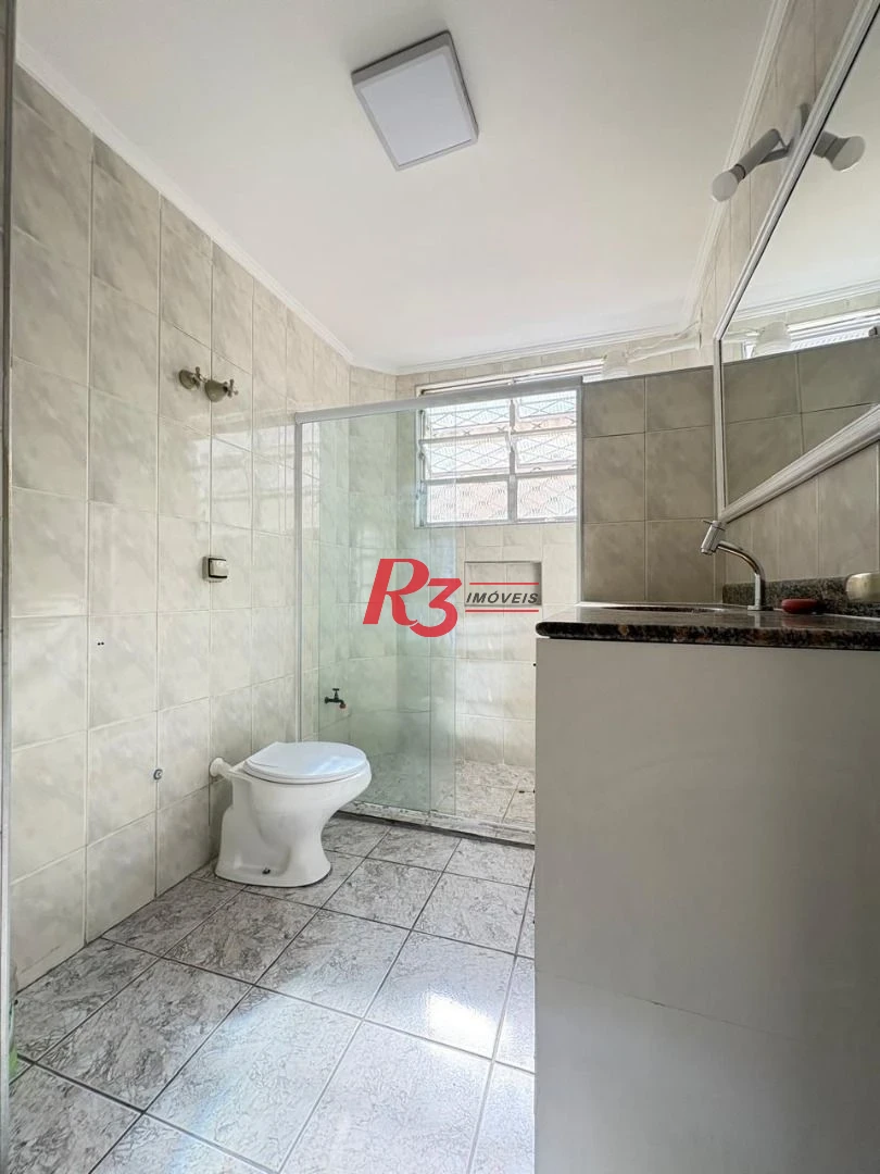 Apartamento com 2 dormitórios para alugar, 110 m² por R$ 3.700,02/mês - Embaré - Santos/SP