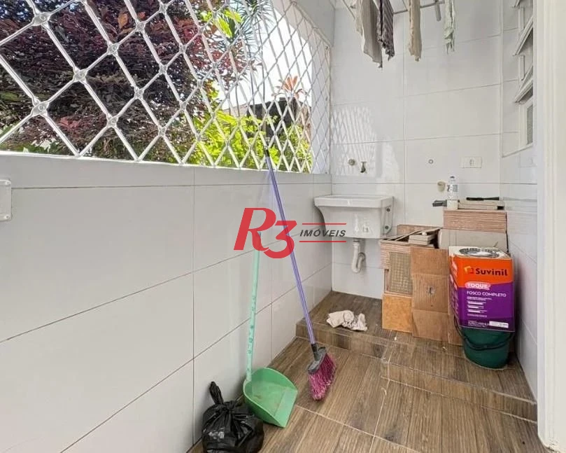 Apartamento com 2 dormitórios para alugar, 110 m² por R$ 3.700,02/mês - Embaré - Santos/SP