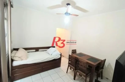 Apartamento com 1 dormitório à venda, 49 m² por R$ 375.000,00 - Embaré - Santos/SP
