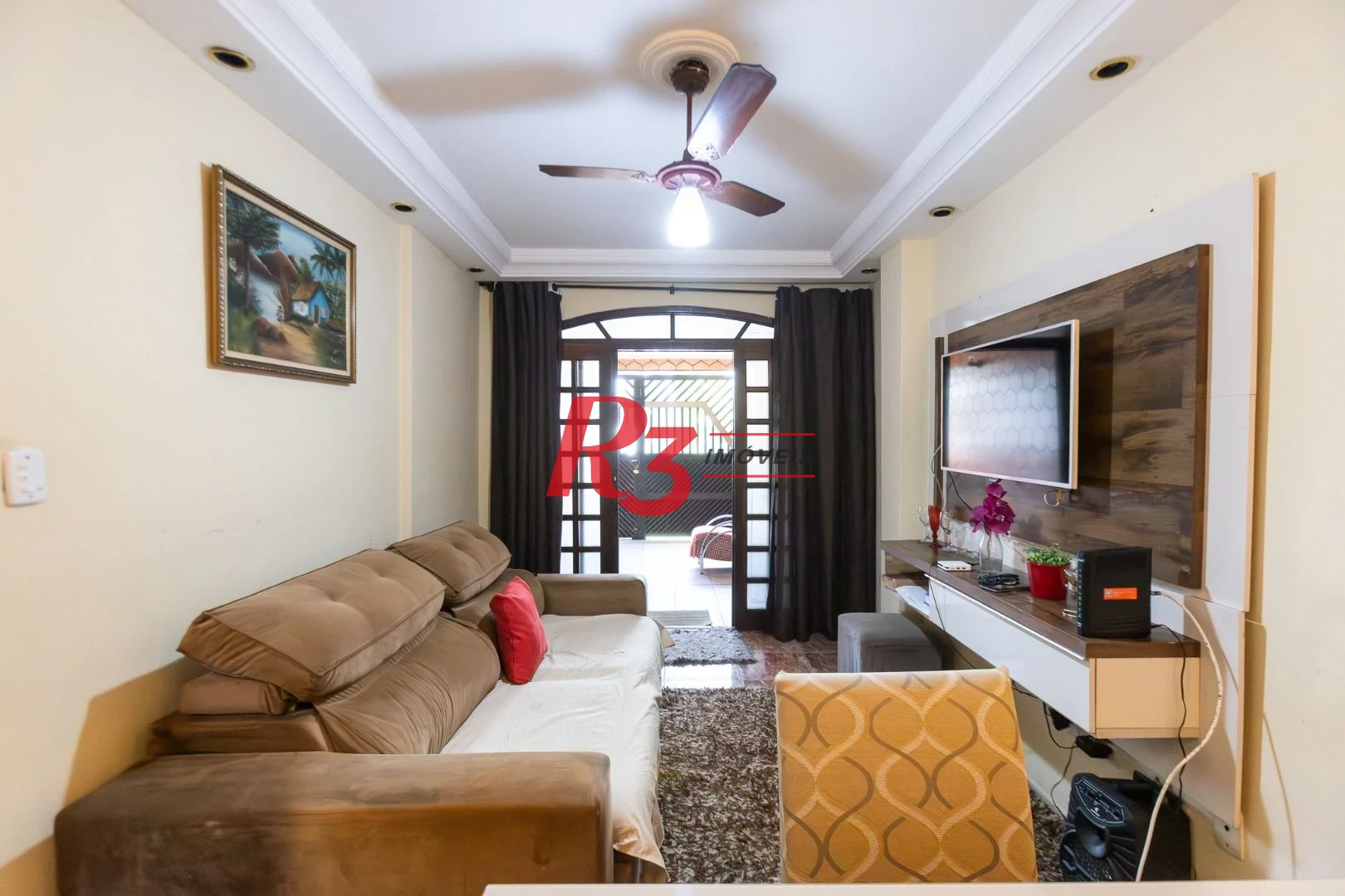 Casa com 2 dormitórios à venda, 90 m² por R$ 418.000,00 - Castelo - Santos/SP