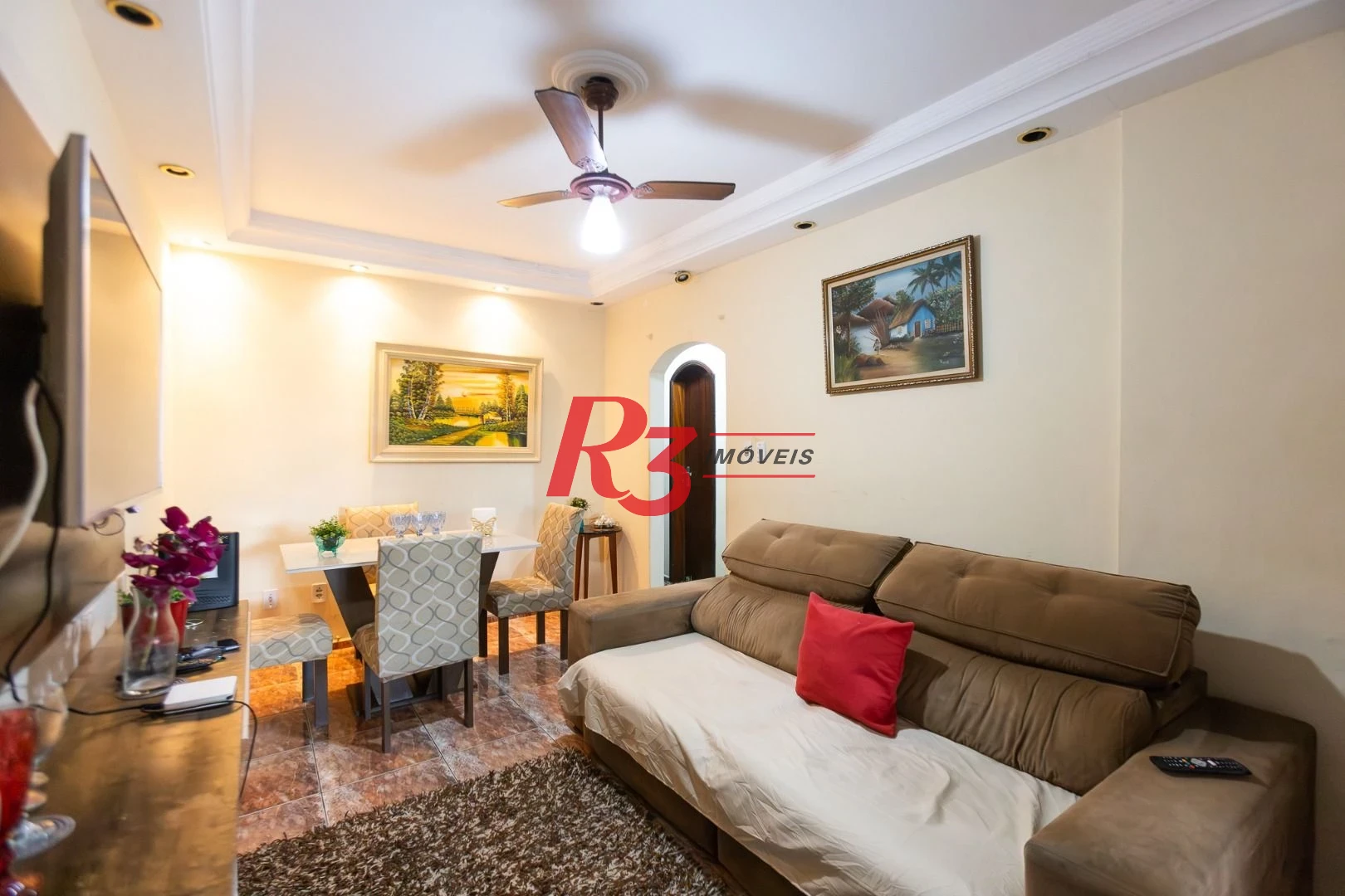 Casa com 2 dormitórios à venda, 90 m² por R$ 418.000,00 - Castelo - Santos/SP