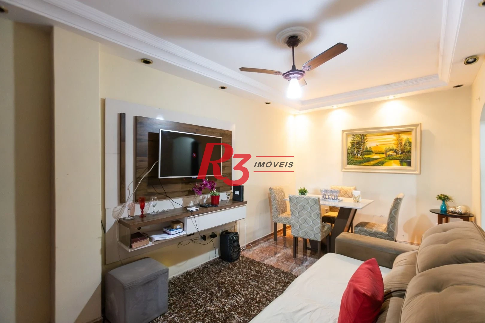 Casa com 2 dormitórios à venda, 90 m² por R$ 418.000,00 - Castelo - Santos/SP