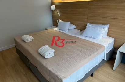 Studio com 1 dormitório à venda, 25 m² por R$ 412.120,40 - Pompéia - Santos/SP