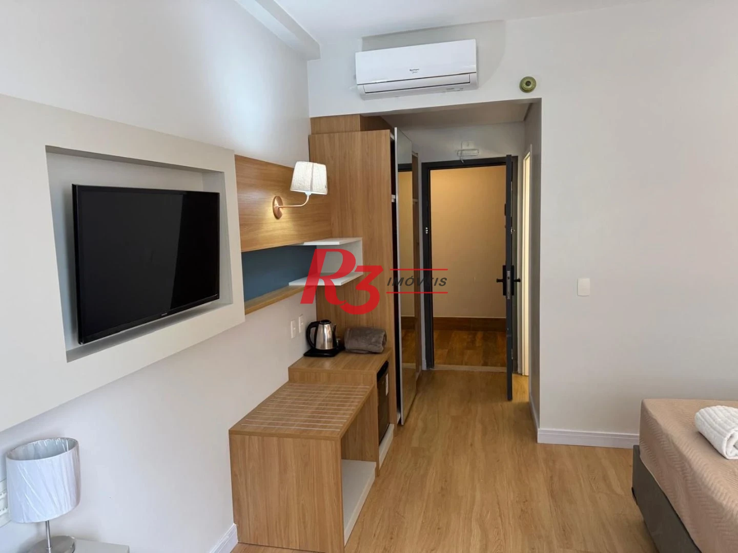 Studio com 1 dormitório à venda, 25 m² por R$ 412.120,40 - Pompéia - Santos/SP