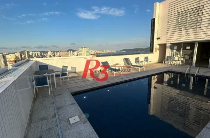 Studio com 1 dormitório à venda, 28 m² por R$ 455.120,00 - Pompéia - Santos/SP