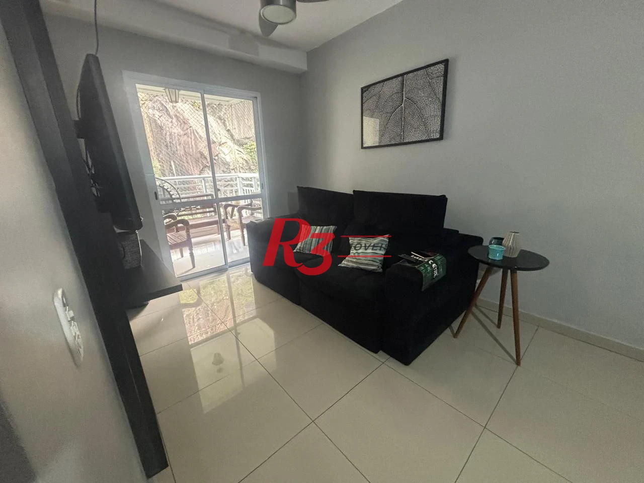 Apartamento com 3 dormitórios para alugar, 84 m² por R$ 5.500,00/mês - Marapé - Santos/SP