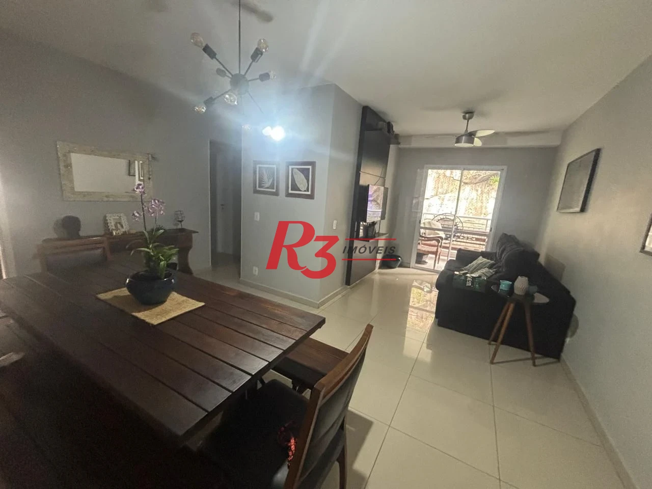 Apartamento com 3 dormitórios para alugar, 84 m² por R$ 5.500,00/mês - Marapé - Santos/SP