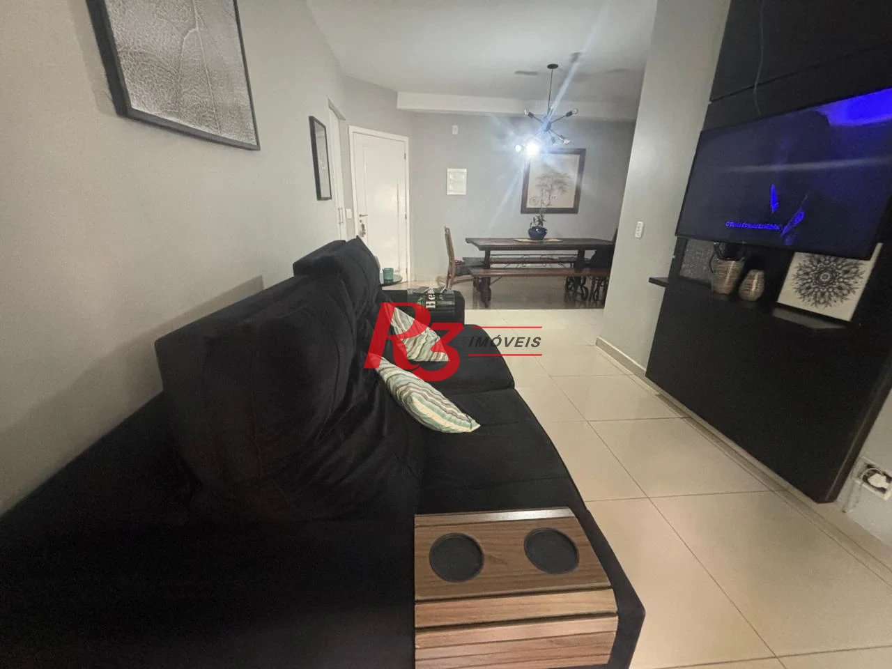 Apartamento com 3 dormitórios para alugar, 84 m² por R$ 5.500,00/mês - Marapé - Santos/SP