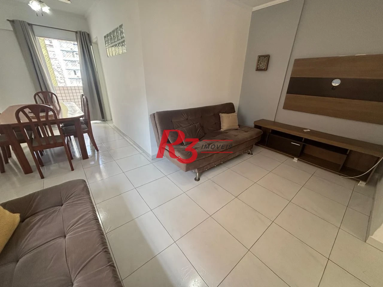 Apartamento com 1 dormitório à venda, 60 m² por R$ 470.000,00 - José Menino - Santos/SP