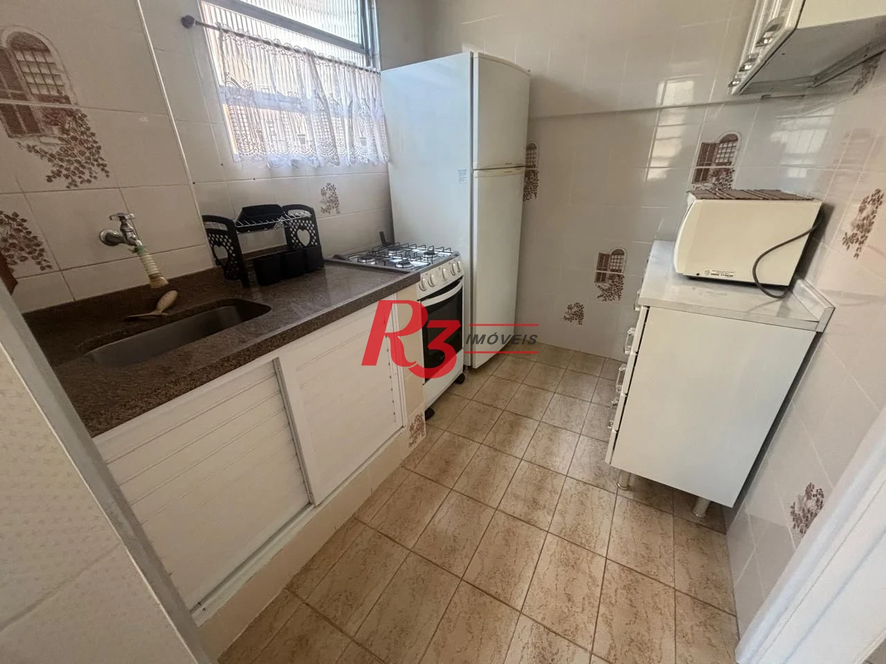 Apartamento com 1 dormitório à venda, 60 m² por R$ 470.000,00 - José Menino - Santos/SP