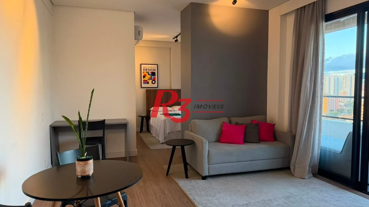 Apartamento com 1 dormitório à venda, 57 m² por R$ 850.000,00 - Ponta da Praia - Santos/SP