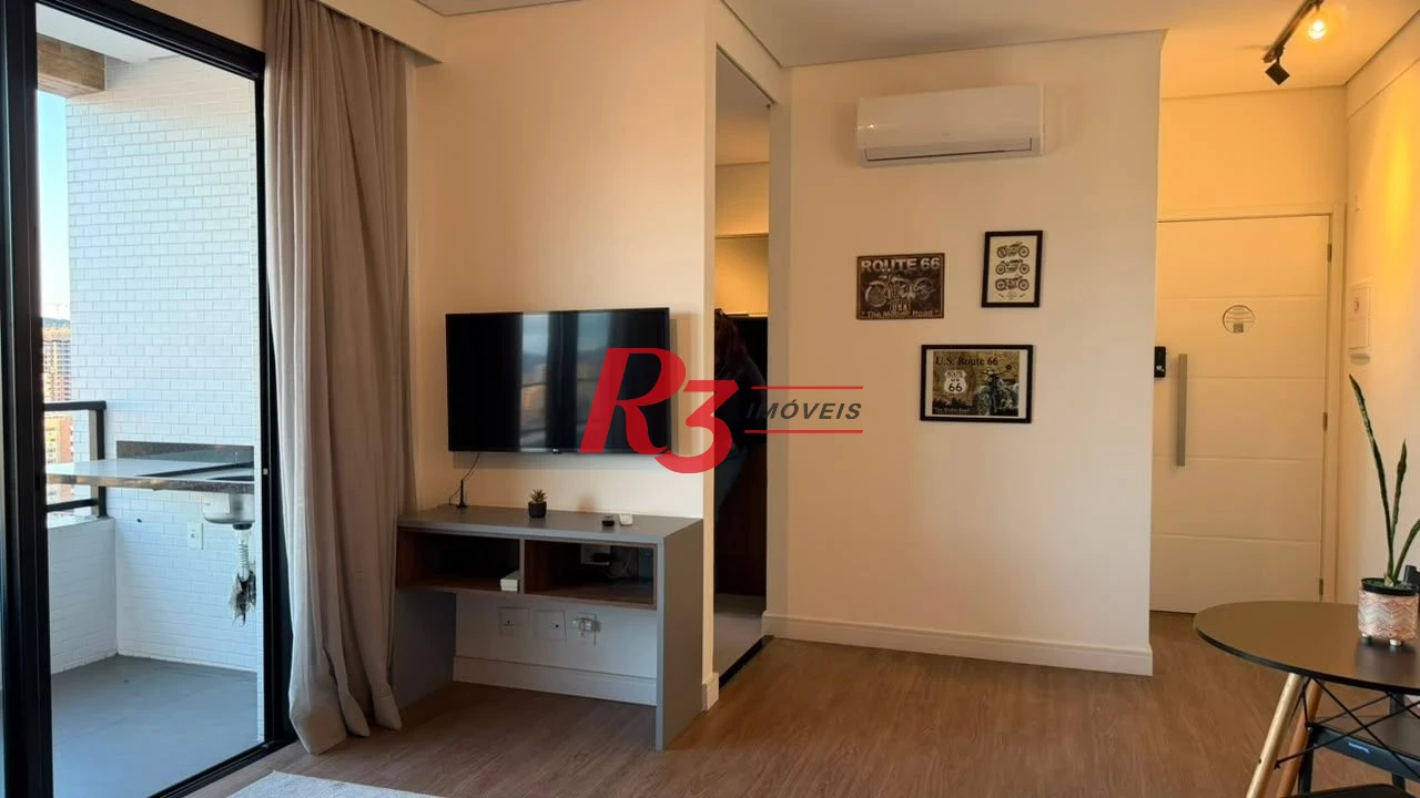 Apartamento com 1 dormitório à venda, 57 m² por R$ 850.000,00 - Ponta da Praia - Santos/SP