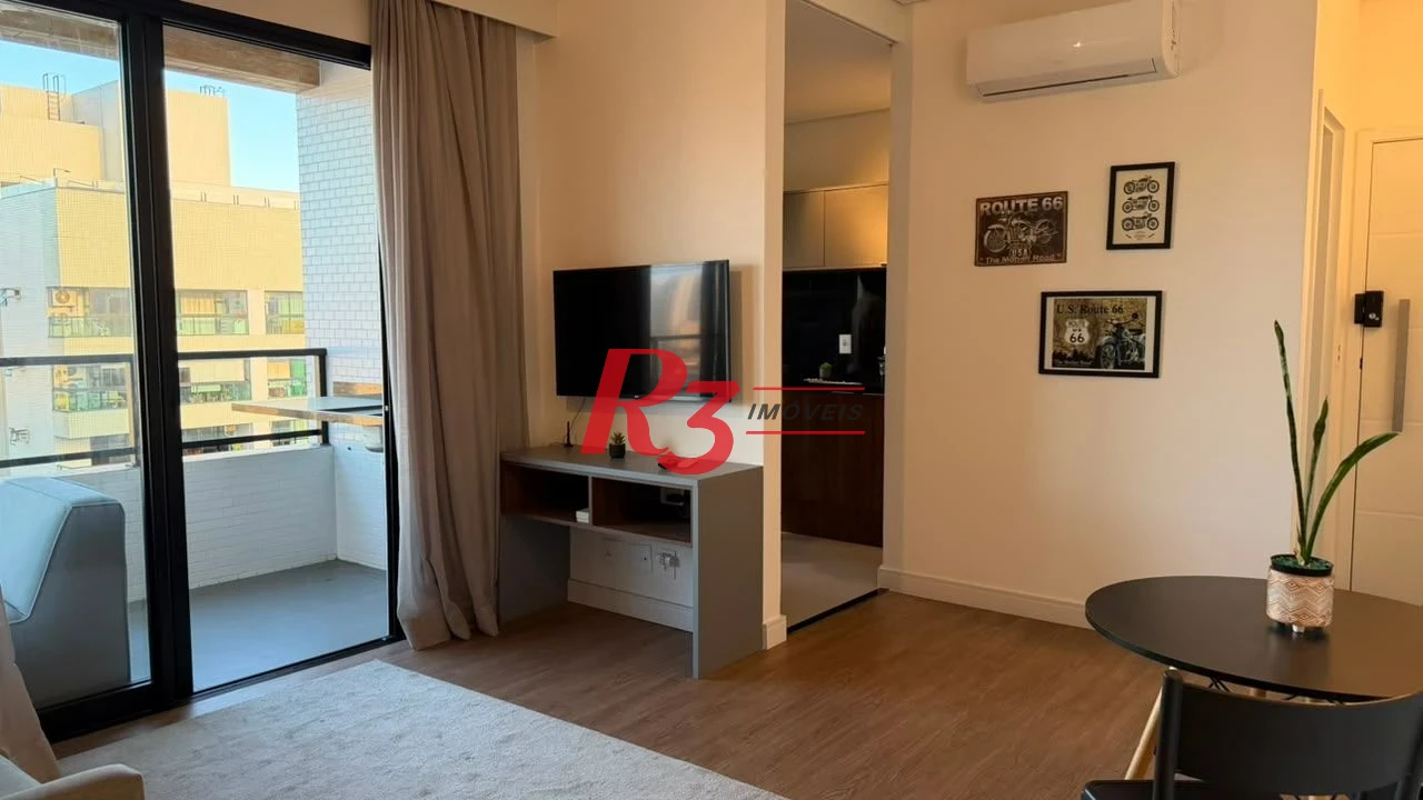 Apartamento com 1 dormitório à venda, 57 m² por R$ 850.000,00 - Ponta da Praia - Santos/SP