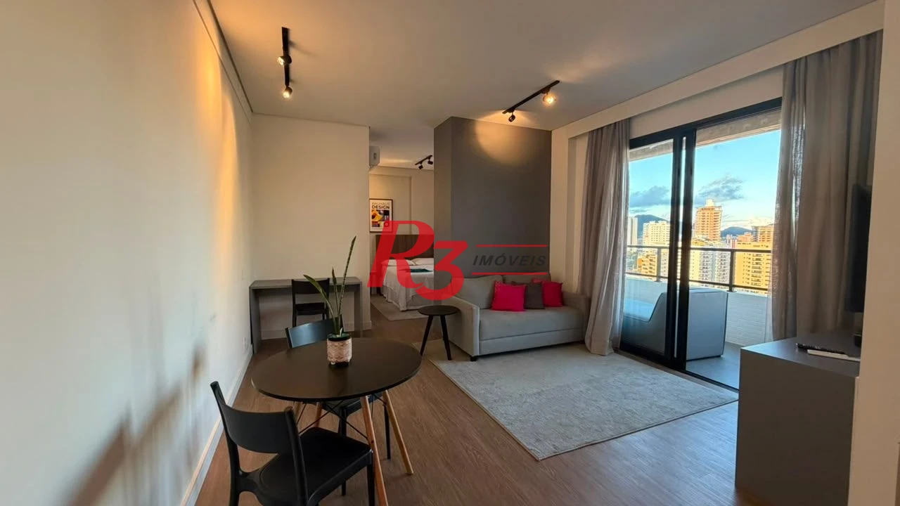 Apartamento com 1 dormitório à venda, 57 m² por R$ 850.000,00 - Ponta da Praia - Santos/SP
