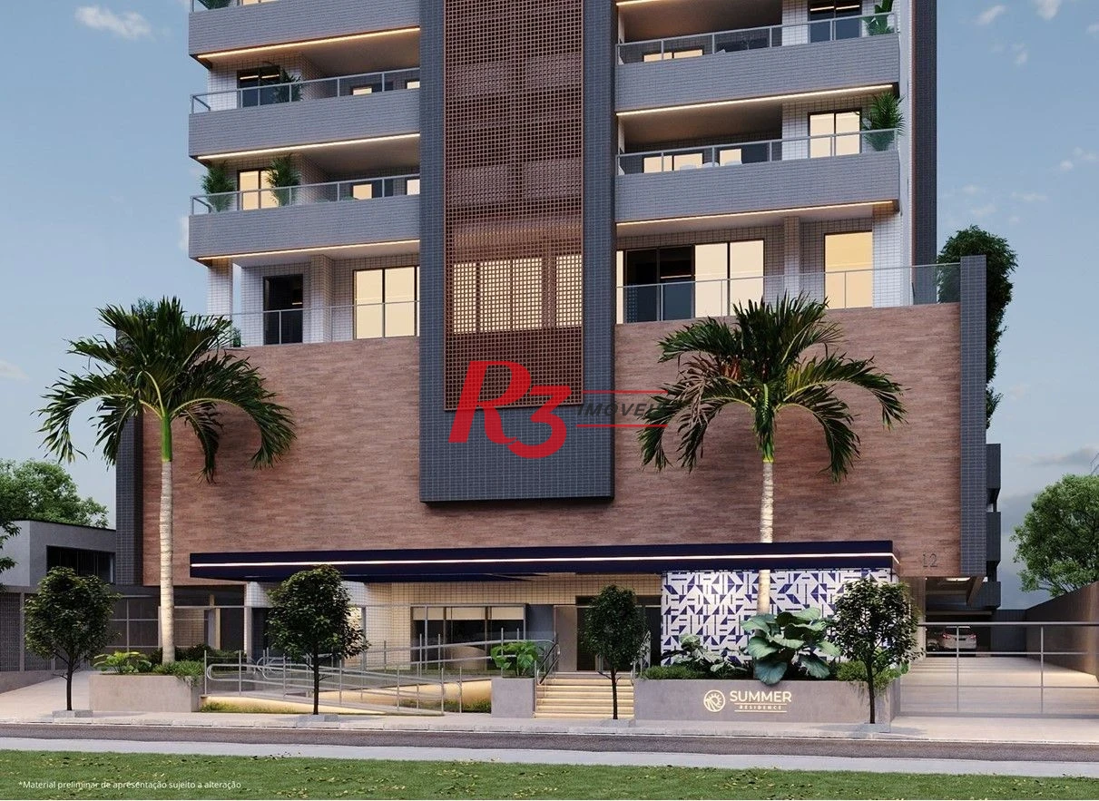 Apartamento com 1 dormitório à venda, 49 m² por R$ 590.000,00 - Marapé - Santos/SP