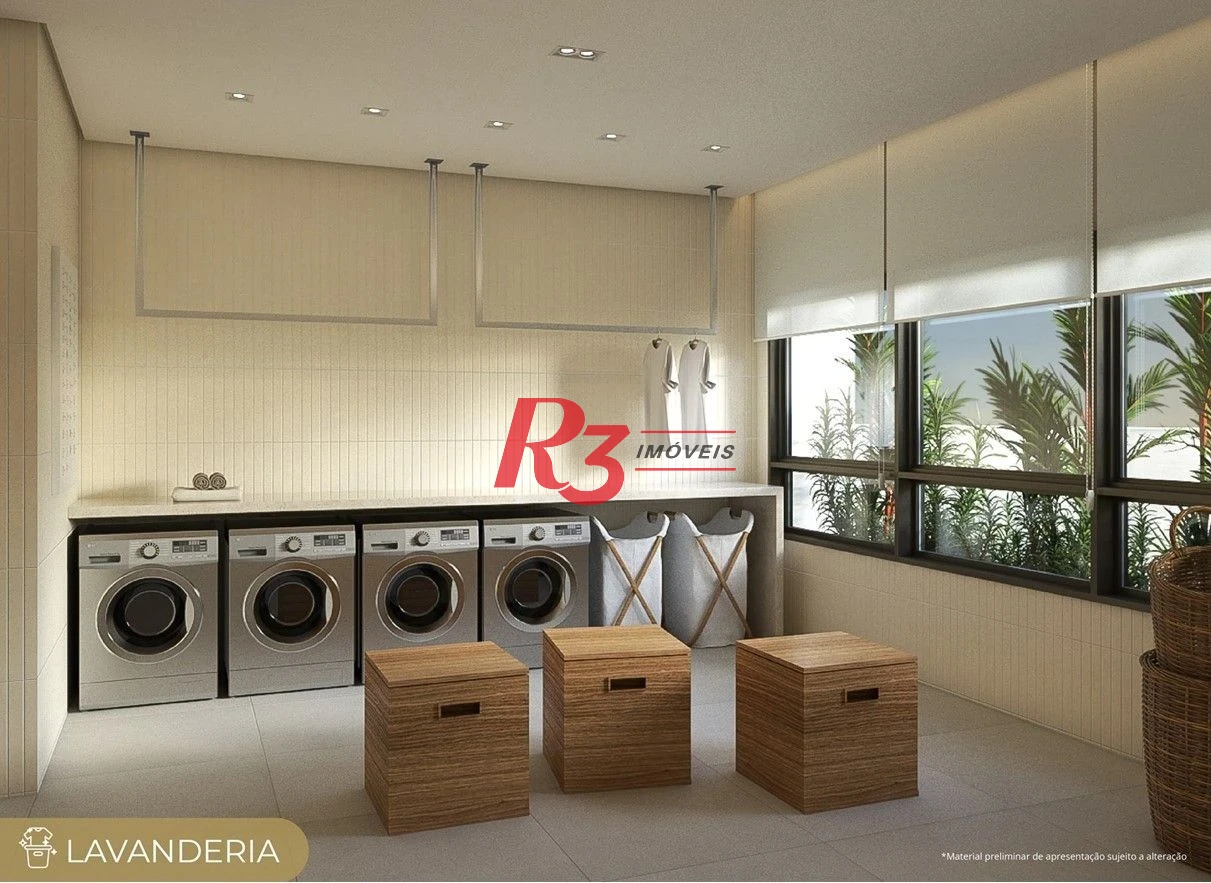 Apartamento com 1 dormitório à venda, 49 m² por R$ 590.000,00 - Marapé - Santos/SP