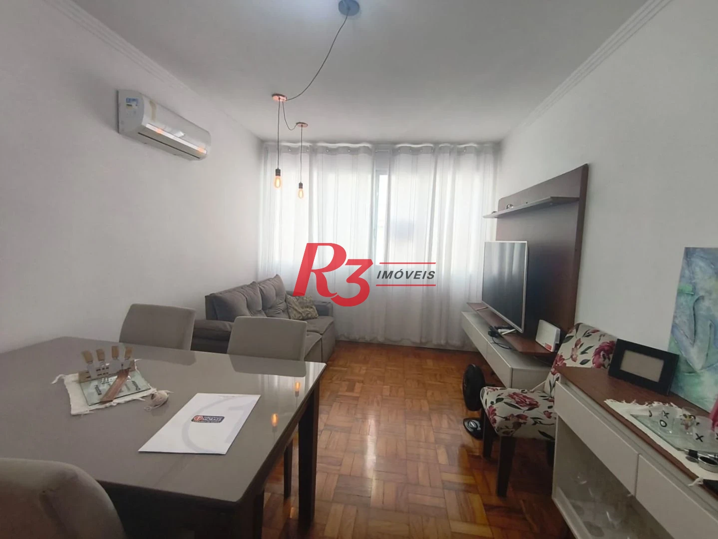 Apartamento com 2 dormitórios para alugar, 86 m² por R$ 4.500,00/mês - Boqueirão - Santos/SP