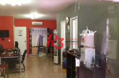 Sala Comercial Mobiliada – Av. Pedro Lessa, Santos/SP