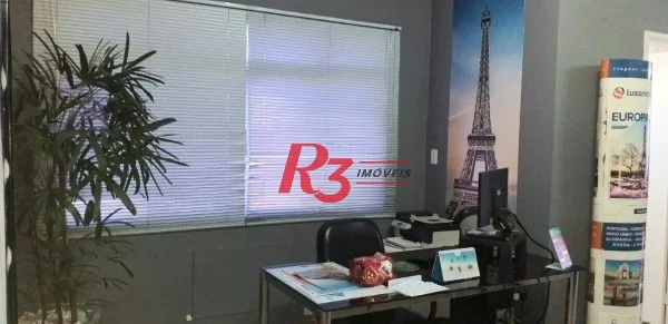Sala Comercial Mobiliada – Av. Pedro Lessa, Santos/SP