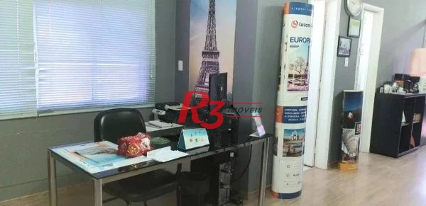 Sala Comercial Mobiliada – Av. Pedro Lessa, Santos/SP