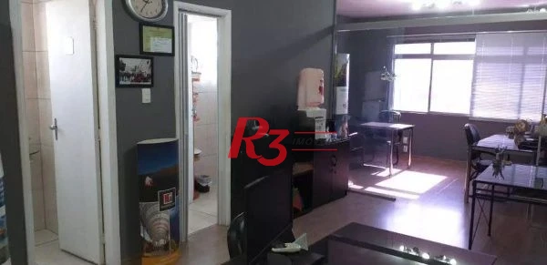 Sala Comercial Mobiliada – Av. Pedro Lessa, Santos/SP