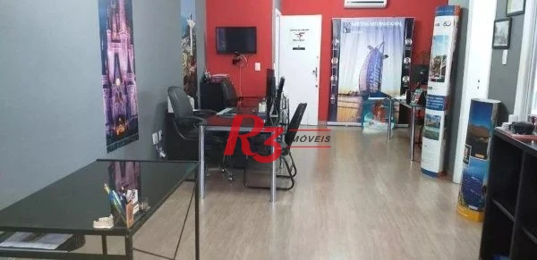 Sala Comercial Mobiliada – Av. Pedro Lessa, Santos/SP