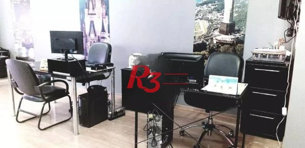 Sala Comercial Mobiliada – Av. Pedro Lessa, Santos/SP