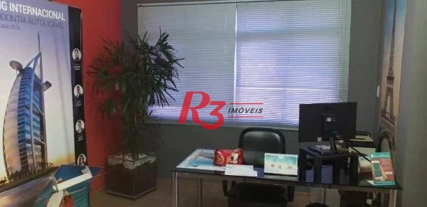 Sala Comercial Mobiliada – Av. Pedro Lessa, Santos/SP