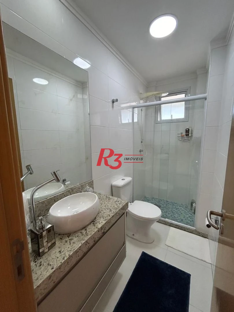 Apartamento com 1 dormitório à venda, 45 m² por R$ 640.000,00 - Campo Grande - Santos/SP