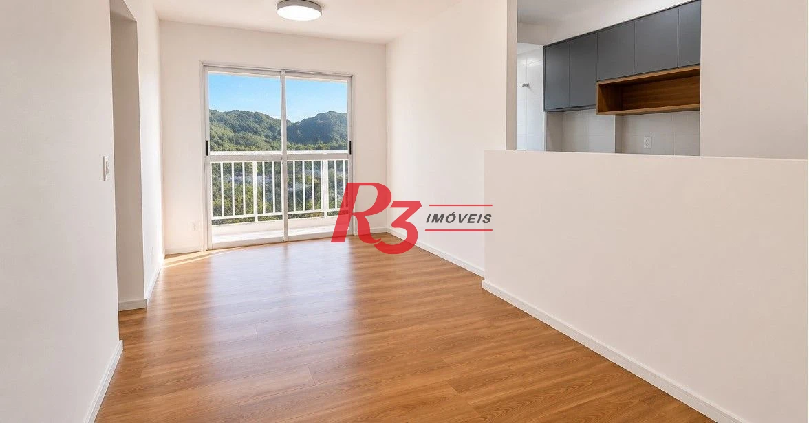 Apartamento com 2 dormitórios à venda, 62 m² por R$ 490.000,00 - Morro de Nova Cintra - Santos/SP
