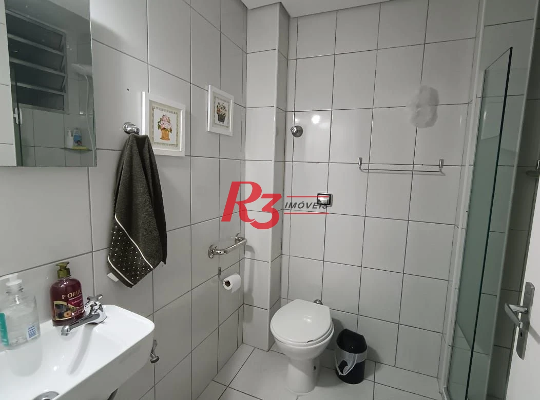 Apartamento com 1 dormitório para alugar, 56 m² por R$ 4.222,00/mês - Aparecida - Santos/SP