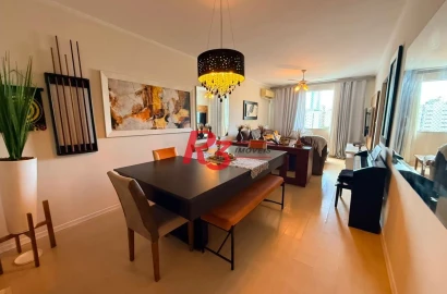 Apartamento com 3 dormitórios à venda, 127 m² por R$ 1.150.000,00 - Aparecida - Santos/SP